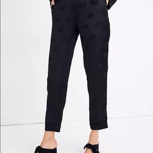 Madewell Satin Jacquard Pajama Trousers Size L